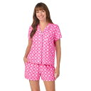 【送料無料】 ドレイパージェームス レディース ナイトウェア アンダーウェア Women's Draper James 2-Piece Printed Cozy...