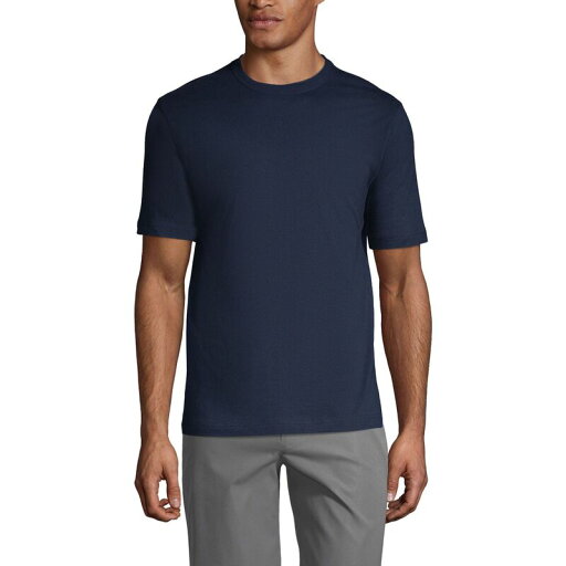 【送料無料】 ランズエンド メンズ Tシャツ トップス Men's Lands' End Essential Tall Short Sleeve School Uniform T-shirt Classic Navy 【送料無料】 ランズエンド メンズ Tシャツ トップス Men's Lands' End Essential Tall Short Sleeve School Uniform T-shirt Classic Navy