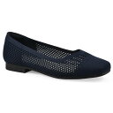 【送料無料】 クリフバイホワイトマウンテン レディース サンダル シューズ Cliffs by White Mountain Beslee Women's Ballet Flats Navy Fabric
