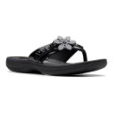 【送料無料】 クラークス レディース サンダル シューズ Clarks Cloudsteppers Breeze Opal Women's Flip Flop ...