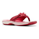 【送料無料】 クラークス レディース サンダル シューズ Clarks Cloudsteppers Breeze Opal Women's Flip Flop ...