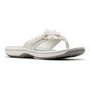 【送料無料】 クラークス レディース サンダル シューズ Clarks Cloudsteppers Breeze Opal Women's Flip Flop ...
