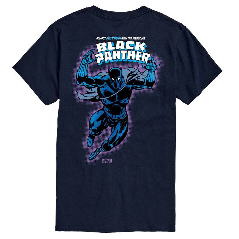 ̵ ޡ٥  T ȥåץ Men's Black Panther All-Out Action Comic Gra...