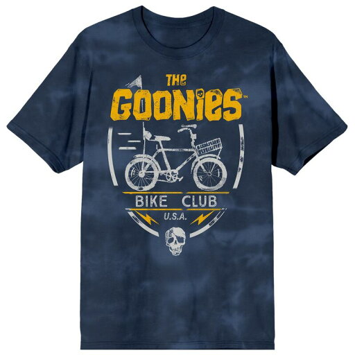 【送料無料】 ライセンス キャラクター メンズ Tシャツ トップス Men's The Goonies Bike Club Short Sleeve Graphic Tee Blue 【送料無料】 ライセンス キャラクター メンズ Tシャツ トップス Men's The Goonies Bike Club Short Sleeve Graphic Tee Blue