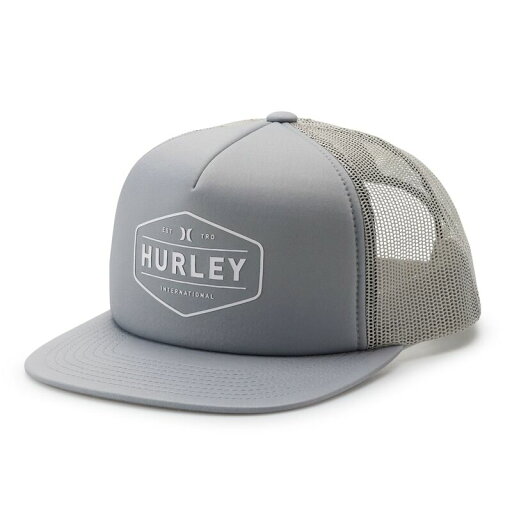 【送料無料】 ハーレー メンズ 帽子 アクセサリー Men's Hurley Drop-In Trucker Hat Gray 【送料無料】 ハーレー メンズ 帽子 アクセサリー Men's Hurley Drop-In Trucker Hat Gray