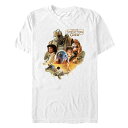 【送料無料】 スター ウォーズ メンズ Tシャツ トップス Men's Star Wars Skeleton Crew Characters Group Poster Graphic Tee White