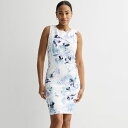 【送料無料】 アンドリューマーク レディース ワンピース トップス Women's Andrew Marc Printed Mini Dress White P...