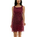 【送料無料】 ニナレオナルド レディース ワンピース トップス Women's Nina Leonard Bow Back Dress Deep Wine(4)