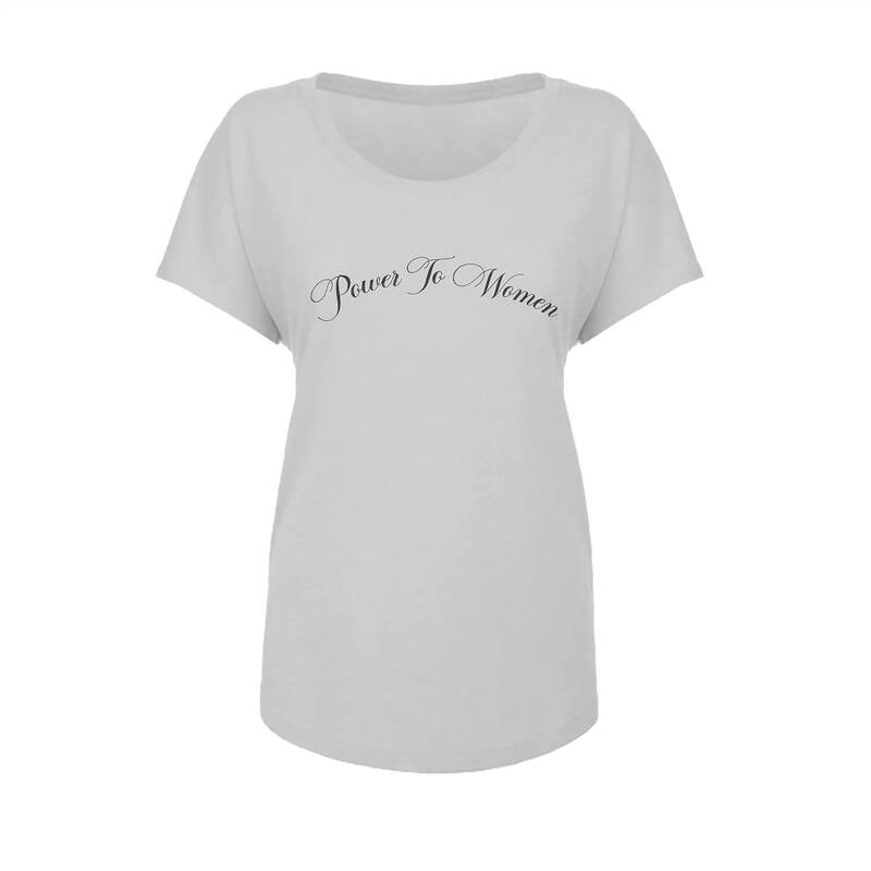 【送料無料】 アンブランデッド レディース Tシャツ トップス Junior's Grayson Threads Power to Women Graphic Tee Heather White