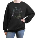 【送料無料】 ライセンス キャラクター レディース Tシャツ トップス Juniors' Pokemon Clefairy Celestial Oversized Graphic Pullover Black