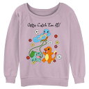 【送料無料】 ライセンス キャラクター レディース Tシャツ トップス Juniors' Pokemon Gotta Catch 'Em All Starter Group Graphic Pullover Lavender