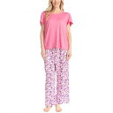 【送料無料】 ムクルクス レディース ナイトウェア アンダーウェア Women's MUK LUKS Artistic Garden Pajama Top & ...