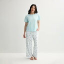 【送料無料】 ソノマ レディース ナイトウェア アンダーウェア Petite Sonoma Goods For Life Mom's Day Pajama To...