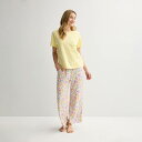 【送料無料】 ソノマ レディース ナイトウェア アンダーウェア Petite Sonoma Goods For Life Mom's Day Pajama To...