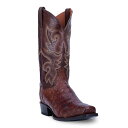 【送料無料】 ダンポスト メンズ ブーツ・レインブーツ シューズ Dan Post Bayou Men's Caiman Cowboy Boots Brass