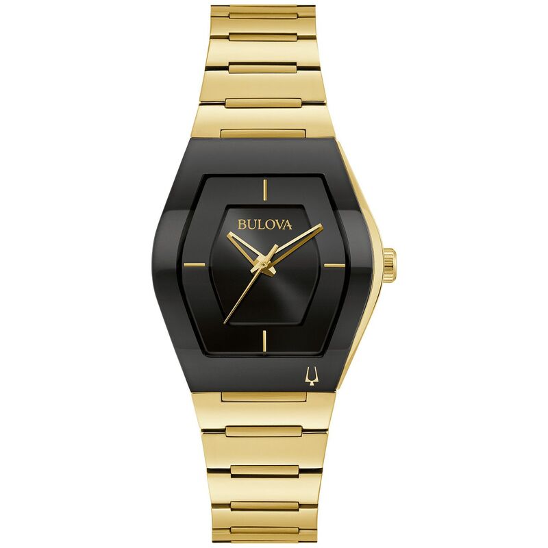 【送料無料】 ブロバ レディース 腕時計 アクセサリー Bulova Futuro Women's Gold Tone Stainless Steel Bracelet Watch - 97L164 Gold