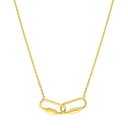 【送料無料】 アンブランデッド レディース ネックレス・チョーカー・ペンダントトップ アクセサリー 14k Gold Carabiner Links Penda...