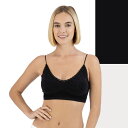 【送料無料】 エスオー レディース ブラジャー アンダーウェア Juniors' SO 2-pk. Seamless Textured Bralettes SO51-058P2 Black White