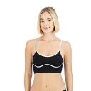 【送料無料】 エスオー レディース ブラジャー アンダーウェア Juniors' SO Seamless Ribbed Cami Black