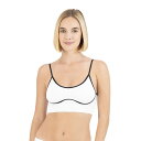 【送料無料】 エスオー レディース ブラジャー アンダーウェア Juniors' SO Seamless Ribbed Cami White