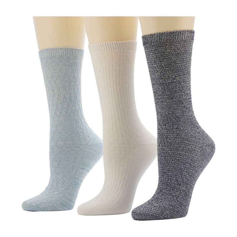 ̵ ɥɥå ǥ   Women's Cuddl Duds 3-Pair Trellis Textu...