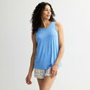 【送料無料】 クロフト&バロー レディース ナイトウェア アンダーウェア Women's Croft & Barrow 2-Piece Lush Luxe Pa...