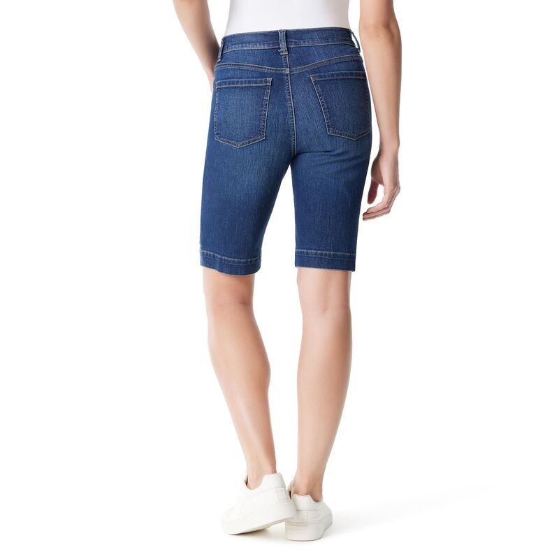 【送料無料】 グロリアバンデービルト レディース ハーフパンツ・ショーツ ボトムス Petite Gloria Vanderbilt Amanda Bermuda Shorts Essen W Whiskers