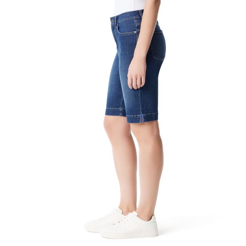 【送料無料】 グロリアバンデービルト レディース ハーフパンツ・ショーツ ボトムス Petite Gloria Vanderbilt Amanda Bermuda Shorts Essen W Whiskers