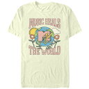 【送料無料】 ライセンス キャラクター レディース Tシャツ トップス Juniors' MTV Music Heals The World Graphic T...