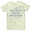 【送料無料】 ディズニー レディース Tシャツ トップス Disney's Aladdin Juniors' A Whole New World Boyfrie...