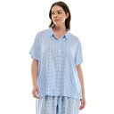 【送料無料】 クロフト&バロー レディース ナイトウェア アンダーウェア Plus Size Croft & Barrow Woven Rayon Pajama...