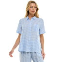 【送料無料】 クロフト&バロー レディース ナイトウェア アンダーウェア Women's Croft & Barrow Woven Rayon Pajama T...