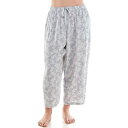 【送料無料】 クロフト&バロー レディース ナイトウェア アンダーウェア Plus Size Croft & Barrow Woven Rayon Pajama...