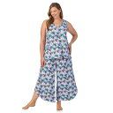 【送料無料】 クドルドッズ レディース ナイトウェア アンダーウェア Plus Size Cuddl Duds 2-Piece Sleeveless Pajam...