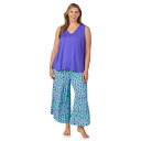 【送料無料】 クドルドッズ レディース ナイトウェア アンダーウェア Plus Size Cuddl Duds 2-Piece Sleeveless Pajam...