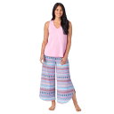【送料無料】 クドルドッズ レディース ナイトウェア アンダーウェア Women's Cuddl Duds 2-Piece Sleeveless Pajama ...