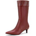【送料無料】 アレグラ ケー レディース ブーツ・レインブーツ シューズ Women's Boot Pointed Toe Kitten Heel Boots ...