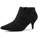 【送料無料】 アレグラ ケー レディース ブーツ・レインブーツ シューズ Women's Pointed Toe Kitten Heel Cutout Ankl...
