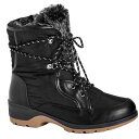【送料無料】 アベニュー レディース ブーツ・レインブーツ シューズ Avenue Women's Wide Width Sonya Cold Weather Boot Black