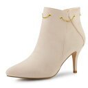 【送料無料】 アレグラ ケー レディース ブーツ・レインブーツ シューズ Women's Pointed Toe Side Zip Stiletto Heel ...