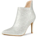 【送料無料】 アレグラ ケー レディース ブーツ・レインブーツ シューズ Women's Glitter Pointed Toe Cutout Sparkly ...