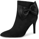 【送料無料】 アレグラ ケー レディース ブーツ・レインブーツ シューズ Women's Pointy Toe Bow Stiletto Heel Ankle ...