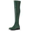 【送料無料】 アレグラ ケー レディース ブーツ・レインブーツ シューズ Women's Thigh High Boots Low Block Heel Fas...