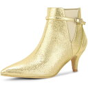 【送料無料】 アレグラ ケー レディース ブーツ・レインブーツ シューズ Women's Pointed Toe Chelsea Kitten Heels An...