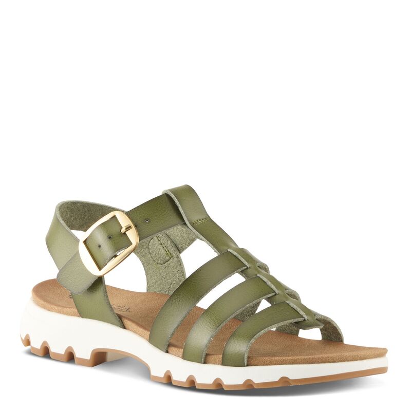 パトリシア レディース シューズ サンダル Patrizia Women's Bundina Flat Sandals Green グリーン