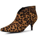 【送料無料】 アレグラ ケー レディース ブーツ・レインブーツ シューズ Women's Cutout Pointy Toe Stiletto Heels Bo...