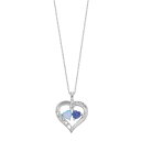 【送料無料】 アンブランデッド レディース ネックレス・チョーカー・ペンダントトップ アクセサリー Sterling Silver Lab-Created Bl...