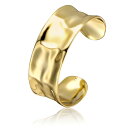 【送料無料】 アンブランデッド レディース ブレスレット・バングル・アンクレット アクセサリー 14k Gold Plated Hammered Finish ...