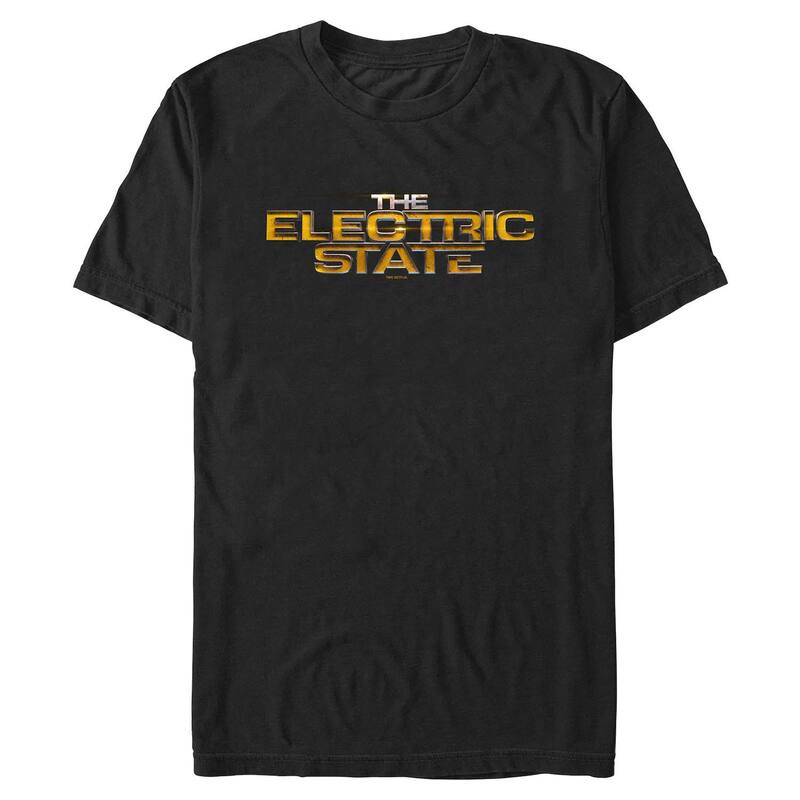 【送料無料】 ライセンス キャラクター メンズ Tシャツ トップス Men's The Electric State Logo Graphic Tee Black