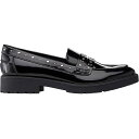 【送料無料】 Ellos レディース スリッポン・ローファー シューズ ellos Women's (Wide Widths Available) Studded Loafer Black(4)
